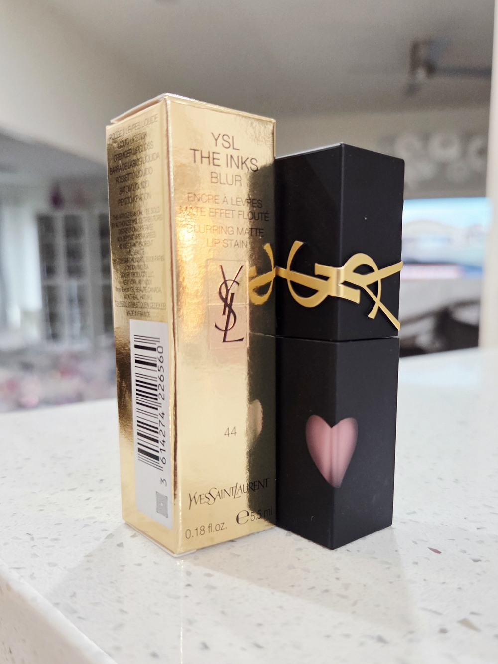 Yves Saint Laurent (YSL) The Inks Blur Matte Lip Stain — Pink 44 NUDE LAVALLIERE